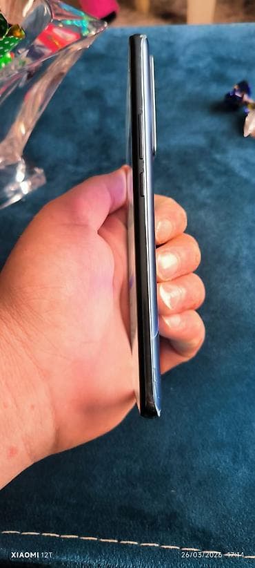 kreditle telefonlar: Xiaomi 12T, цвет - Голубой, 
 Битый — 4