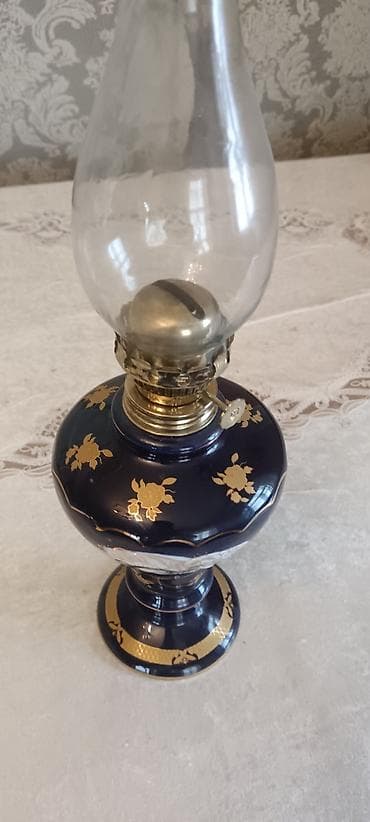 isma taurus: Porcelan korpuslu, klassik kerosin lampası.tam orginaldır. İşlənməyib — 2