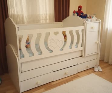 döş döşəkcələri: Oğlan və qız üçün, Dördbucaq, Beşik, Yellənmə mexanizmsiz — 1