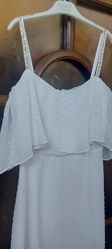 Koton Party Wear ağ qısa don - Rəng: ağ - Ölçü: 34 (etiketdə — 1