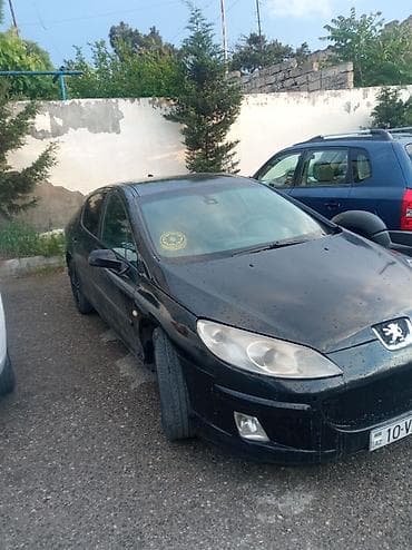 4 teker: Peugeot 407, sedan, qara rəng. - Kuzov: 4 qapı, qara tünd şüşələr — 6