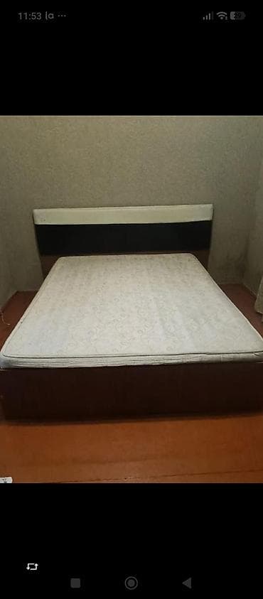 islenmis mebiler: 077 613 12 74 İki nəfərlik yataq dəsti - Ölçü: təxminən 160x200 sm — 1