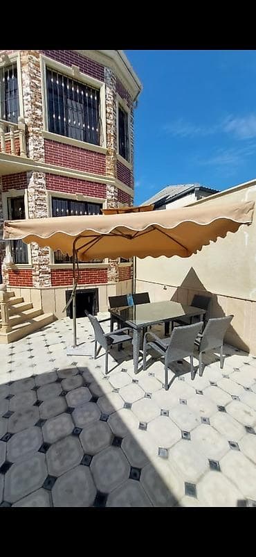 Bağ mebeli + böyük bağ çətiri – 800₼. Şəkildə görünən 4nəfərlik masa at lalafo.az Bağ mebeli + böyük bağ çətiri – 800₼. Şəkildə görünən 4nəfərlik masa