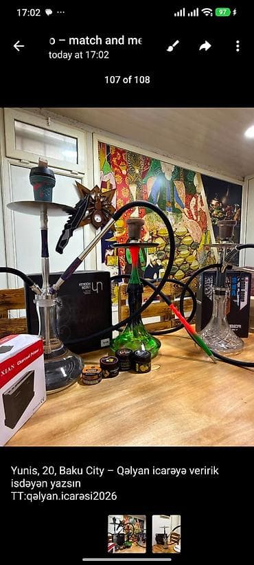 qelyan icare: Qəlyan icarəsi – tam set - Peşəkar qəlyanlar: Union Hookah (BL) model — 1