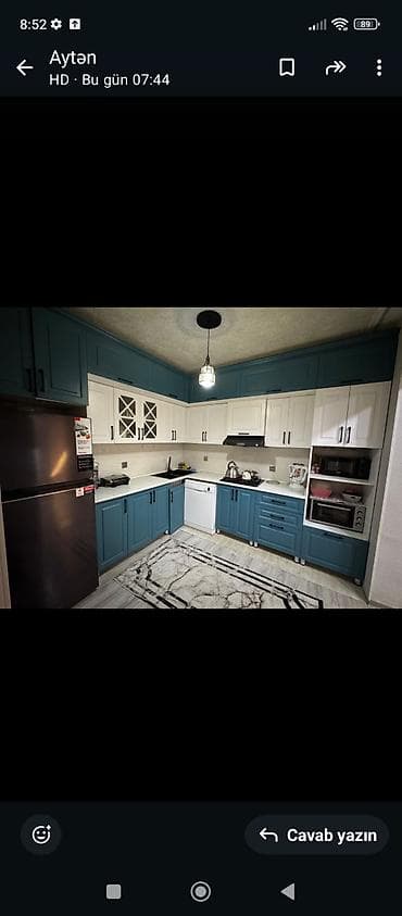 en son ev elanlari: 3 otaqlı həyət evi - Plan: 1 otaq, ayrıca mətbəx üçün ayrılmış zona; — 6