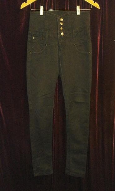 qara cins şalvar: Uzunbel qara şalvar razmer 27 — 1