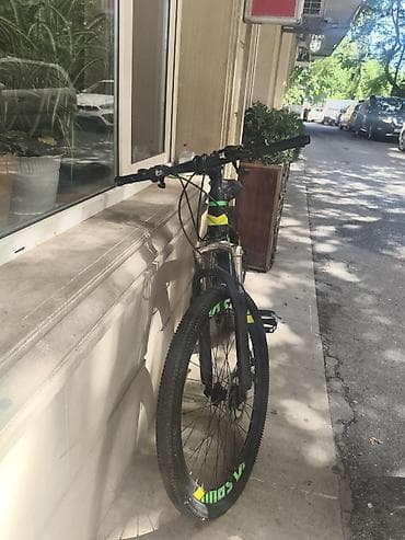 velosiped kameri: ASSPORT dağ velosipedi - Çərçivə: yüngül ərintidən, qara-yaşıl rəng — 3