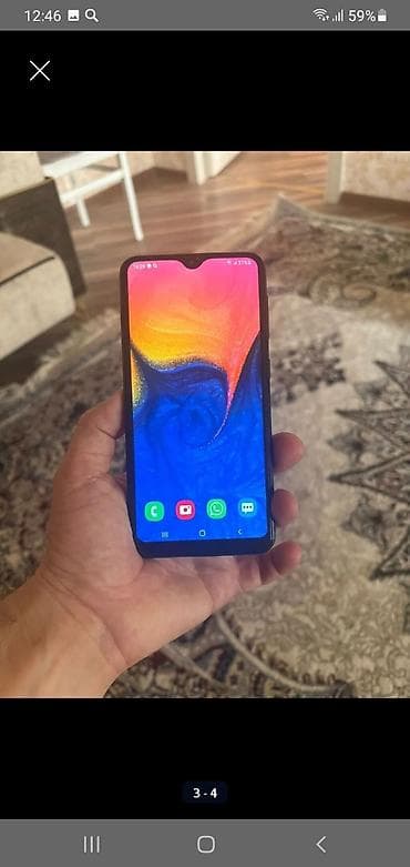 panel kamera: Samsung Galaxy A10, 32 GB, rəng - Qara, İki sim kartlı — 1