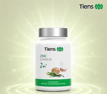 Tiens Zinc Capsules – qida əlavəsi Məhsul xüsusiyyətləri: - Brend