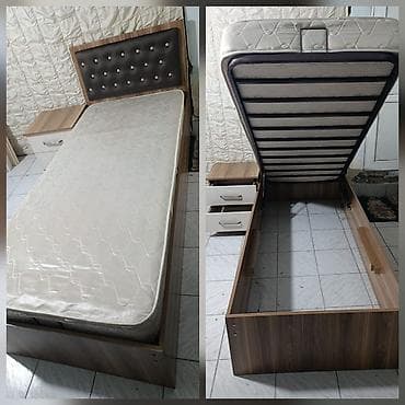 Tek neferlik bazali carpayi 199 azn catdirilma odenisle unvan