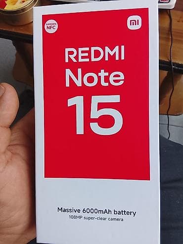 iphone pro max: Redmi Note 15 – güclü batareya və yüksək təsvirli kamera ilə - Model — 1
