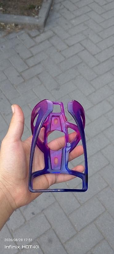 Velosiped aksesuarları: Velosiped üçün butulka tutacağı - Material: yüngül və möhkəm plastik — 1