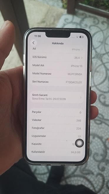 IPhone 13, 128 GB, Göy