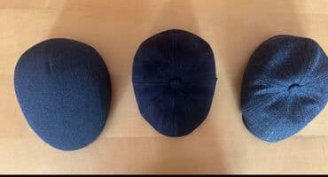 3 ədəd kişi newsboy/kepka papağı dəsti - Modellər: klassik