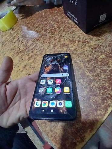 Redmi 9C, 128 ГБ, цвет - Черный, Отпечаток пальца