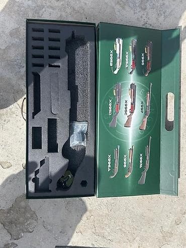 aksesuarlar: Airsoft pompalı tüfəng — Double Bell X996X seriyası (qutu və — 3