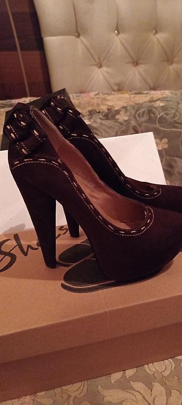 Tuflilər: Tuflilər, Ölçü: 36, rəng - Qəhvəyi, İşlənmiş — 4