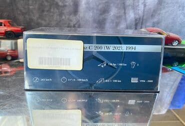 metbex tavan modelleri: Коллекционная модель Mercedes-Benz C200 W202 blue 1994 Altaya Scale — 3