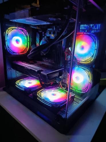ucuz noutbuk: Gamer/Render stasionar PC – RGB şüşə korpuslu Texniki göstəricilər — 1