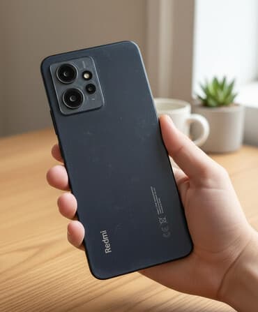 redmi 9c2: Redmi Note 12, 128 GB, rəng - Qara, Sensor, Barmaq izi, Face ID — 1