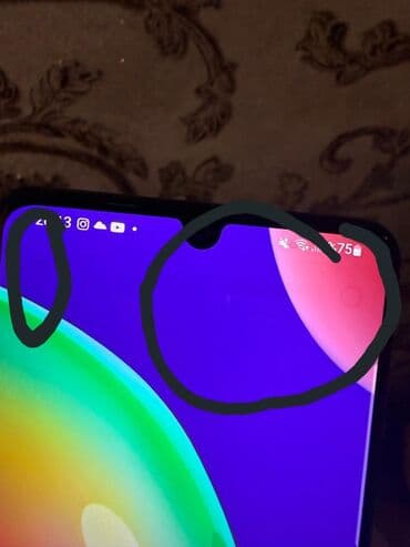 Apple iPhone: Samsung Galaxy A31, цвет - Голубой, Отпечаток пальца — 7