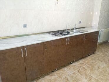 деревянная барная стойка: Mətbəx mebel dəstiì - Material: laminat/MDFlam korpus, taxta — 4