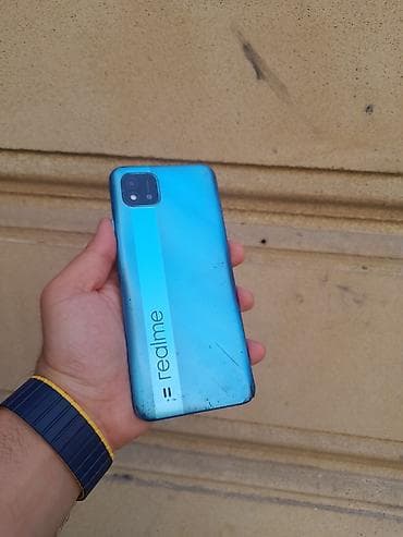 Realme C11, 32 GB, rəng - Göy, Sensor, İki sim kartlı, Sənədlərlə — 1