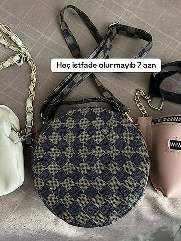 ultra 2: Çanta dəsti – müxtəlif modellər 1) Kiçik qara çiyin çantası - Ön — 4