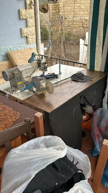 Daewoo: Sənaye tikiş maşını – stol və pedallı komplekt - Model: Jock A5 — 3