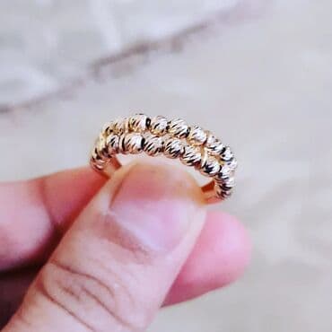 qaş sabitləyici: Toy, Üzük, Pandora, Sarı qızıl, 585 Əyar, Qaşsız — 2