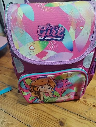 Məktəb çantaları: Uşaqlar üçün “Fancy Girl” mövzusunda məktəb çantası - Rənglər — 5