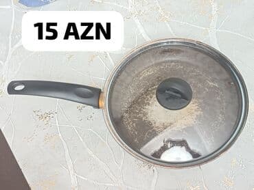 tava destleri: Tava, rəng - Boz, Antipriqar, 26 sm — 1