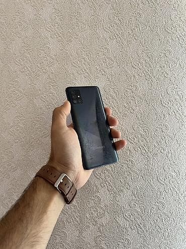 samsung tab e: Samsung Galaxy A51, 128 GB, rəng - Göy, Barmaq izi, Düyməli, Face ID — 10