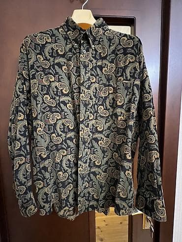 Рубашки: Paisley naxışlı köynək - Model: kişi üçün düyməli, uzunqol - — 1