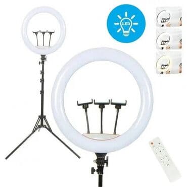 15.6 led slim: ✅led işiq tripod ✅i̇dare etme pultu var ✅3 telefon tutacaği ✅18 i̇nch — 3