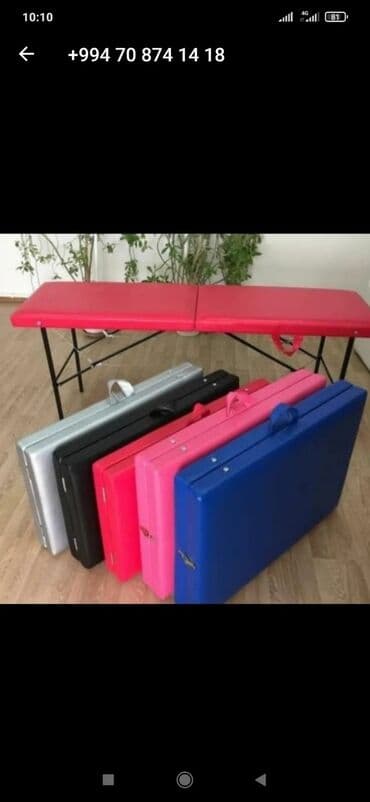 кушетка для массажа складная бу: Новый, Масажная кушетка, Складной, цвет - Белый — 16