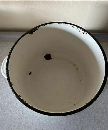 odun sobası: Qazan, rəng - Ağ — 4