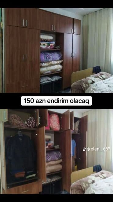 şfaner modelləri: Açılan, 6 qapı Düz dolab, Qarderob, paltar dolabı — 2