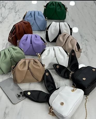 hermes canta: Qadın çantaları kolleksiyası - Model 1: Mini “pouch” və “bunny” — 1