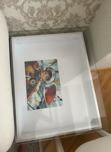 Masa və oturacaq dəstləri: Jurnal masası, Şüşə, Kvadrat masa — 1