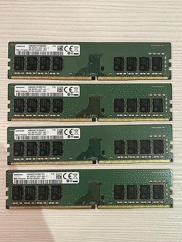 sansung: Samsung DDR4 RAM 8 GB modulları – 4 ədəd - Model: Samsung — 2