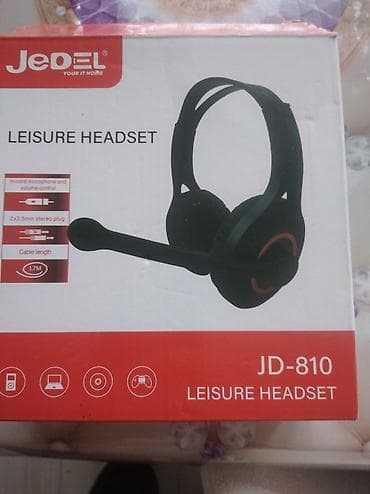 JEDEL JD-810 Leisure Headset - Qoşulma: 2 x 3.5 mm stereo jack (səs