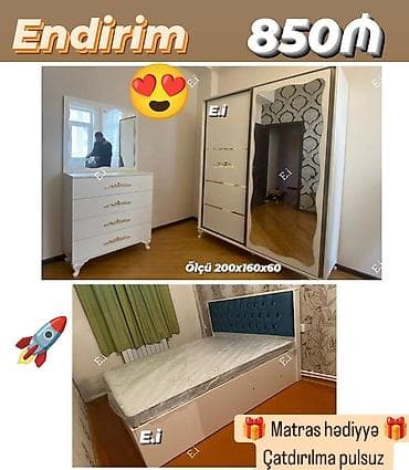 Ev və bağ: Təknəfərlik çarpayı — 1