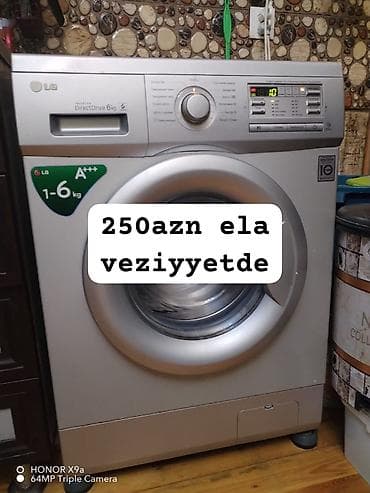 LG paltaryuyan maşın – Inverter Direct Drive, 6 kq tutum (1–6 kq