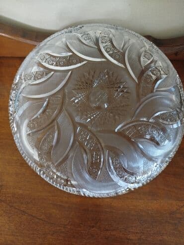 xrustal qablar instagram: Boşqablar, rəng - Ağ, Şüşə — 3