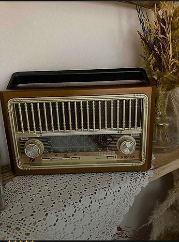 ses guclendirici: Nostalji görünüşlü kalonka Fm radio Bluetooth USB flashkart SD kart — 10