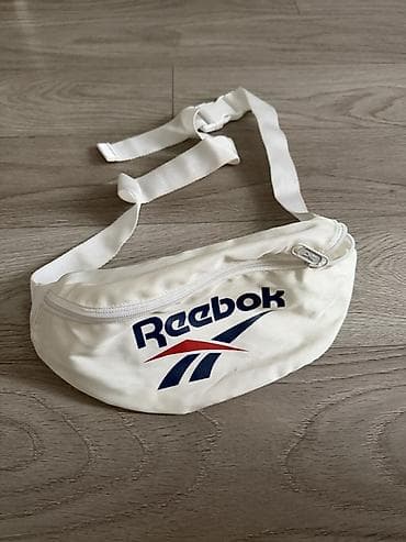 kostum: Qadın geyim və aksesuar dəsti 1) Reebok bel çantası - Rəng: ağ - Ön — 1