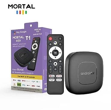 MORTAL T1 Android TV Box✅ - Android 14.0 ilə işləyən 8K Streaming — 1