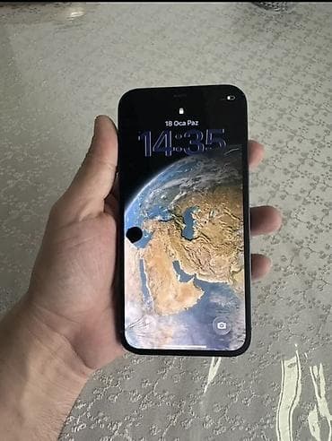 экран телефона флай: IPhone 12, 128 ГБ, Голубой, Face ID — 1
