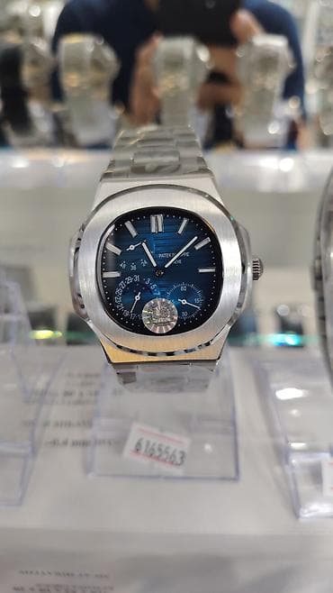 sensor saatlar: Patek Philippe Nautilus stili kişi qol saatları – çoxfunksiyalı, zərif — 2